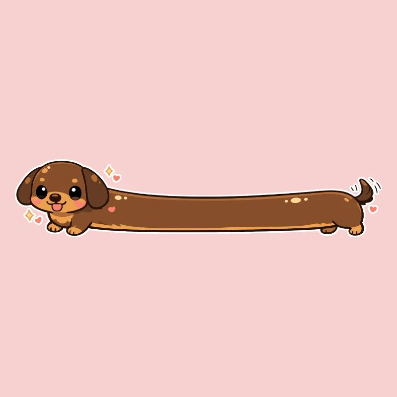 Long dachshund cute