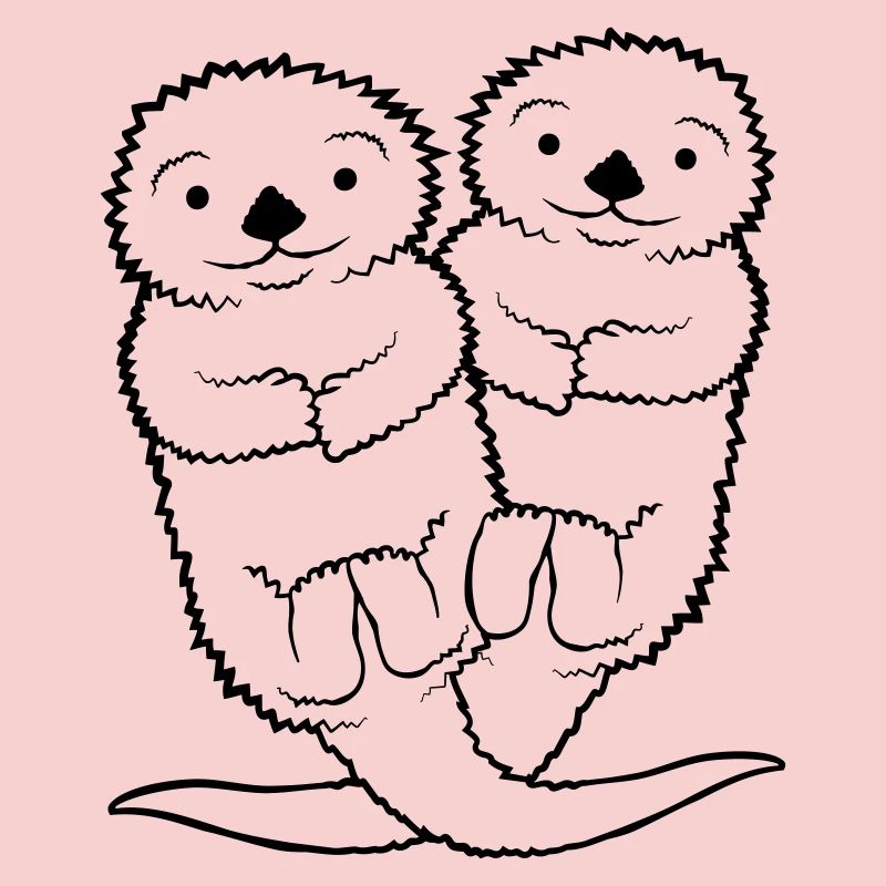 Otter Pair Sweet