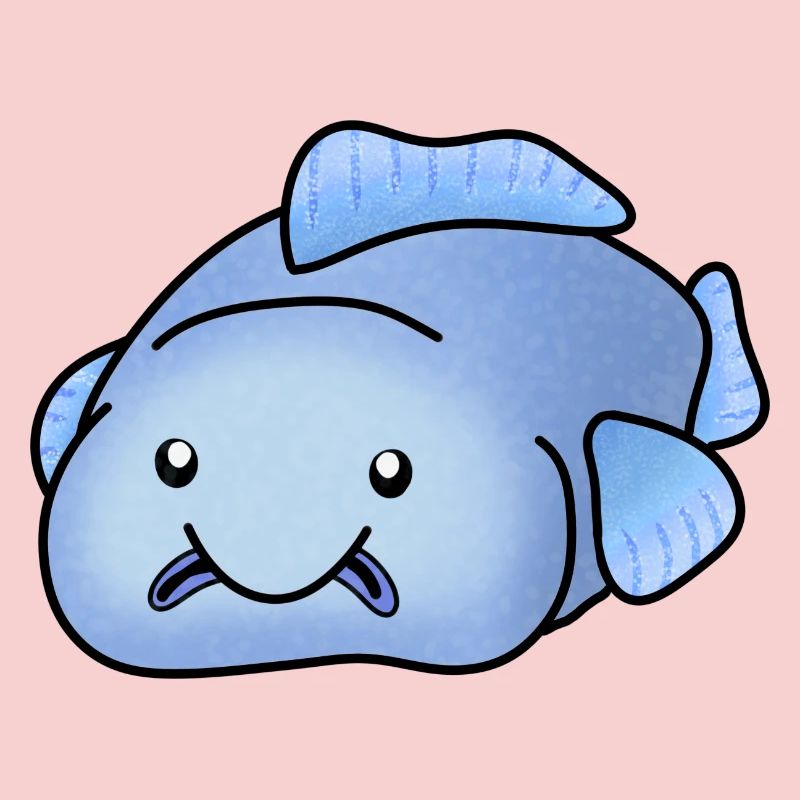 Blobfish bleu