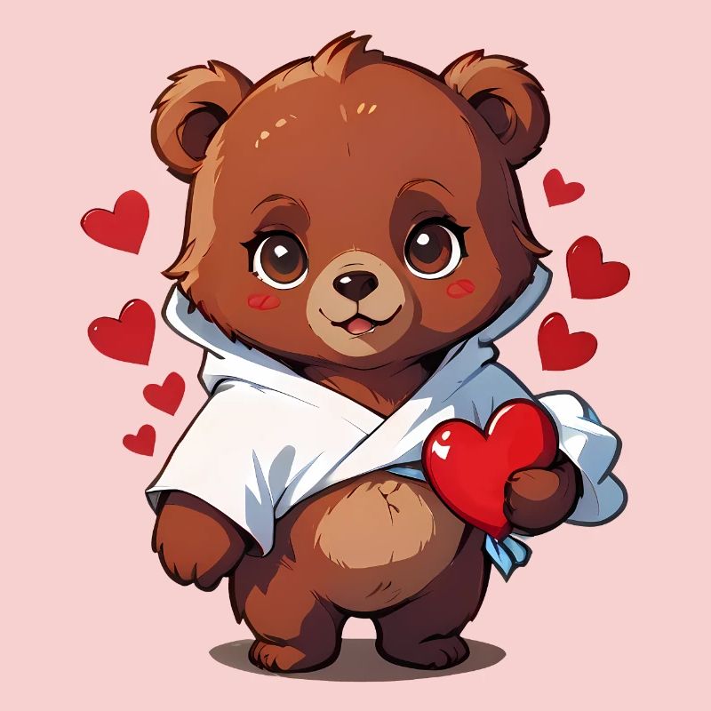 Give this cute bear as a gift for Valentine's Day