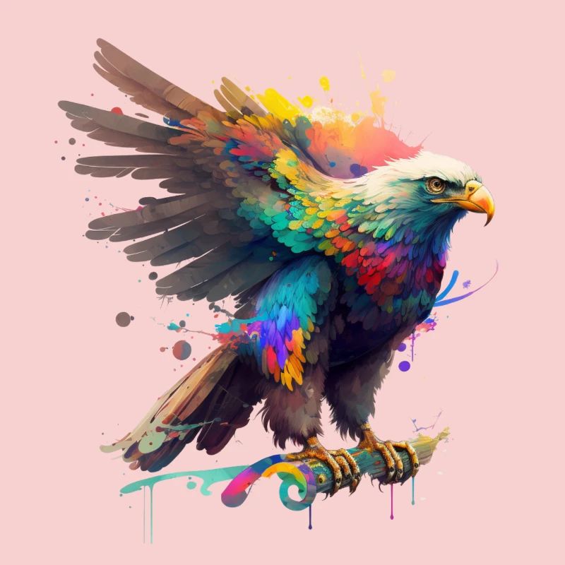 Regenbogen Adler ∞ Rainbow Eagle ∞ vauART