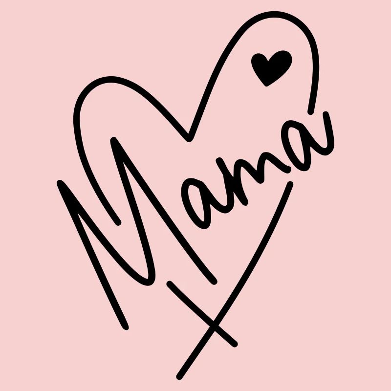 Mama Herz Mutter Kind Liebe Muttertag Geschenk