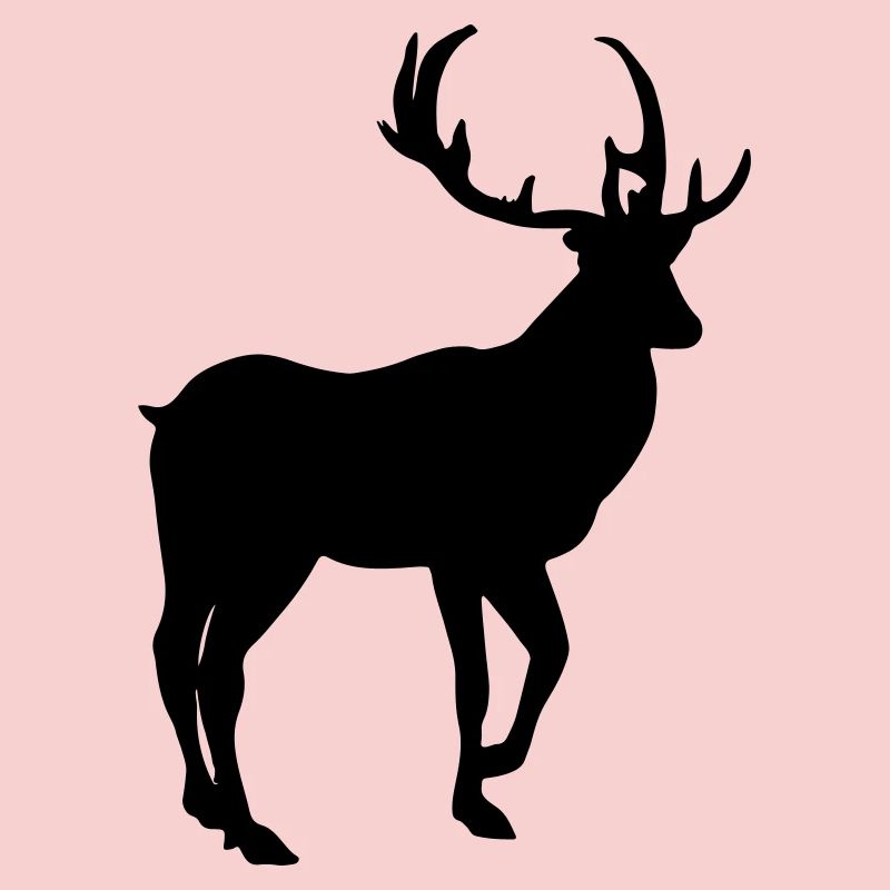 Hirsch Silhouette Vector Gift Idea
