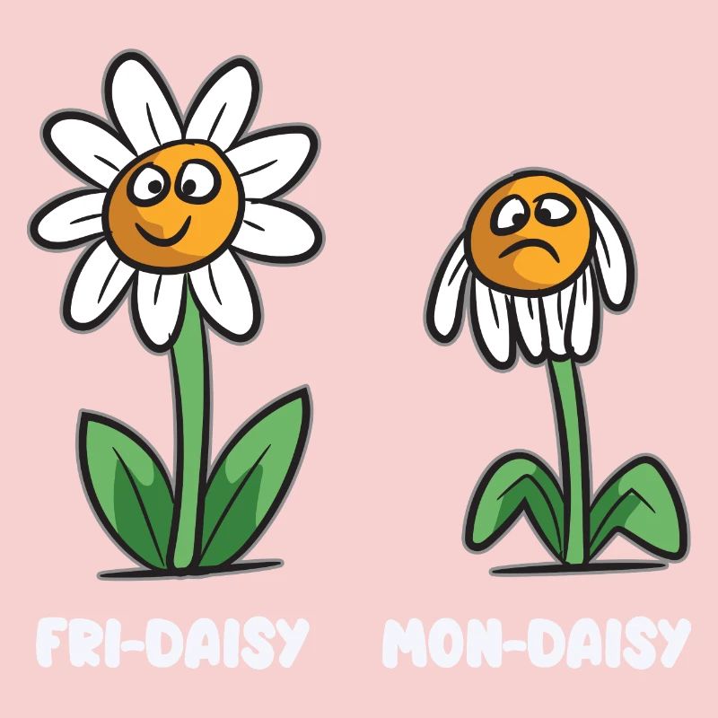 Leben eines Gänseblümchen Mon-Daisy Fri-Daisy