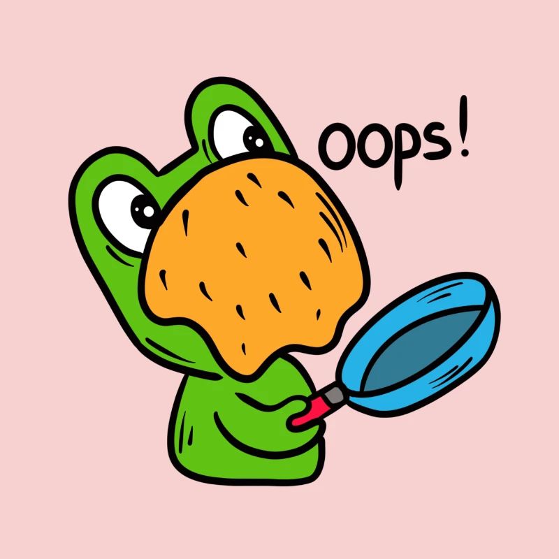 Funny frog, toad