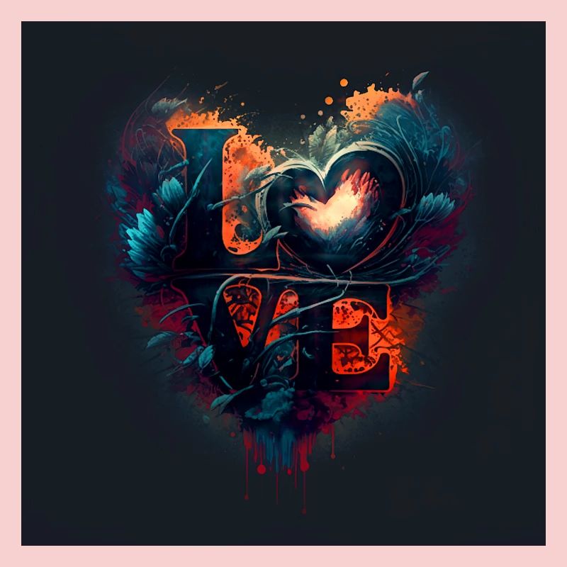 Illustration Saint-Valentin tendance