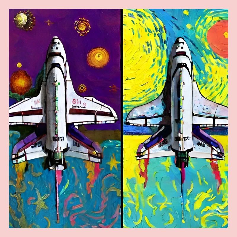 Space Shuttle Van Gogh