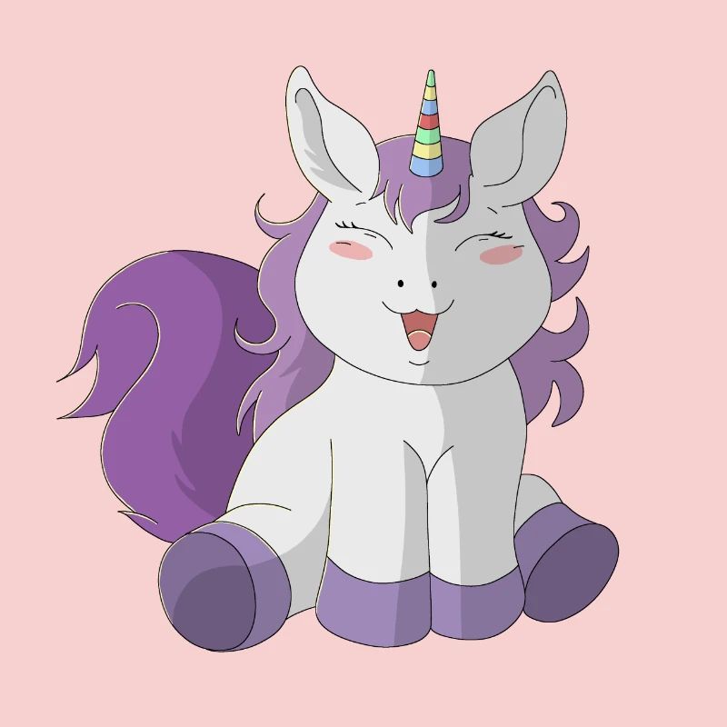 Kleines süßes Einhorn