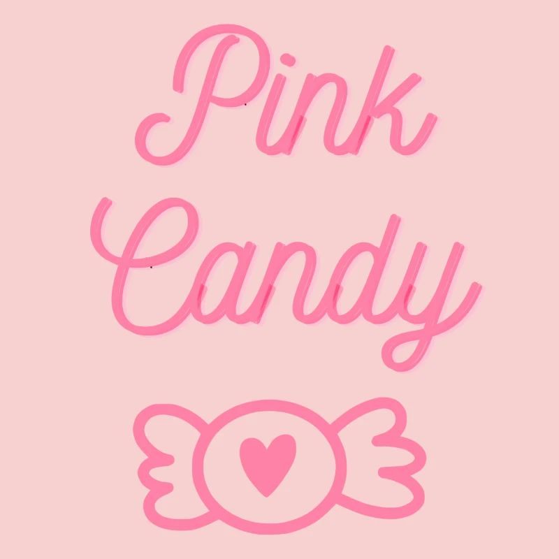 Pink candy