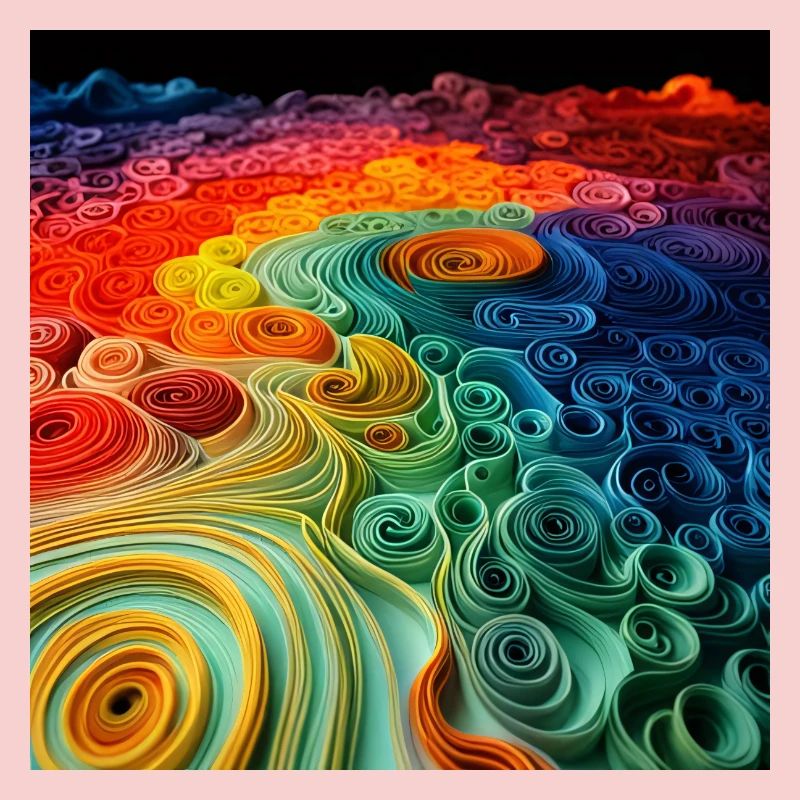 Rainbow spirals