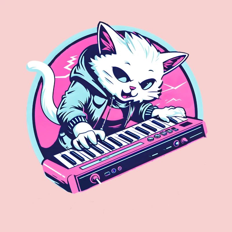 Synth Cat Flashy