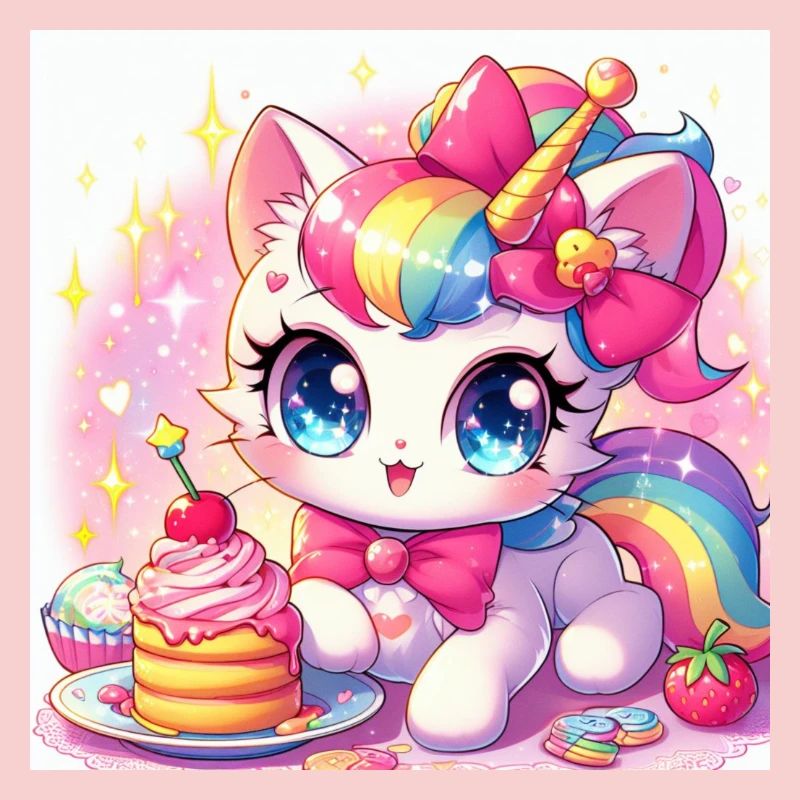 chat licorne