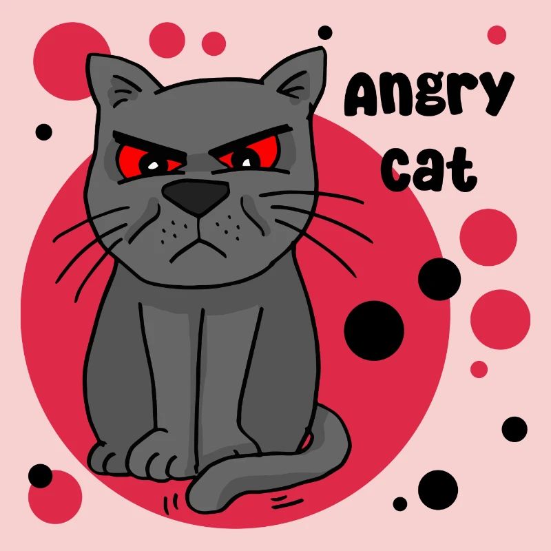 Chat en colère