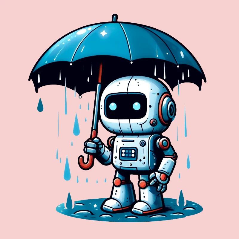 Robot Rain Umbrella