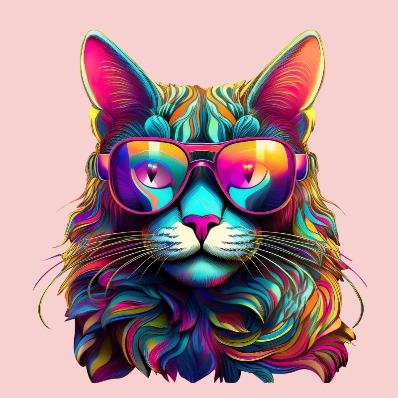 Cool Cat - Neon Vibes
