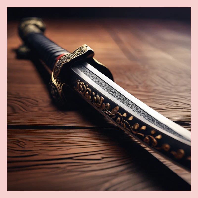 Samurai Sabre Poster Design