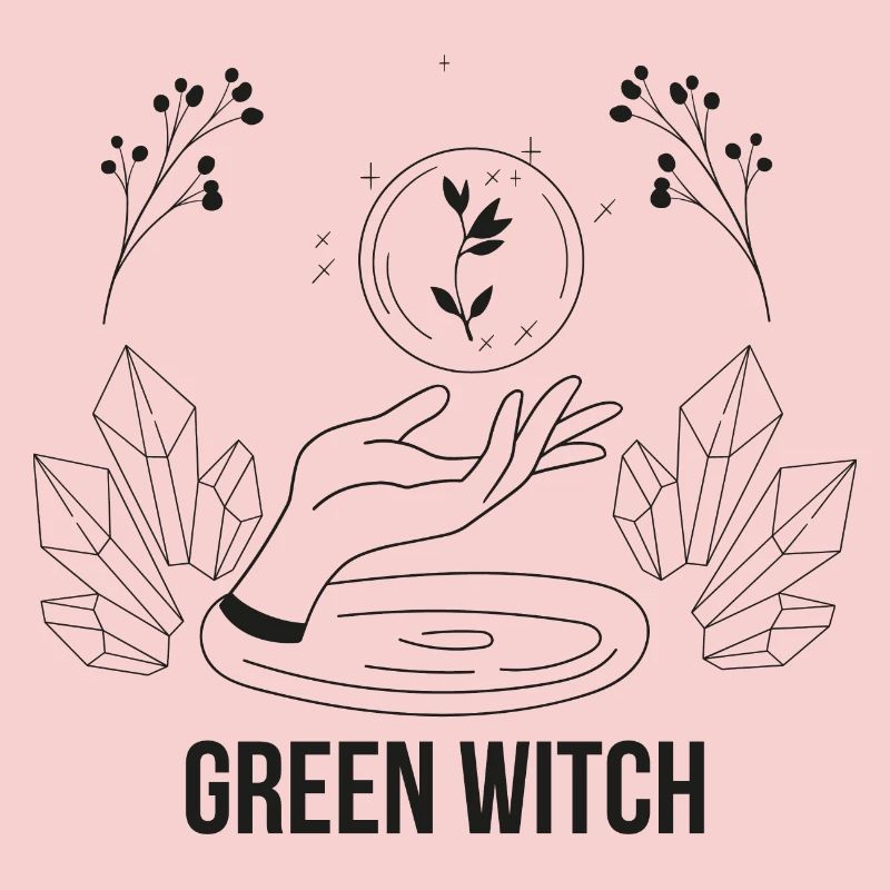 Green witch Garten Gärtner Gartenarbeit Geschenk