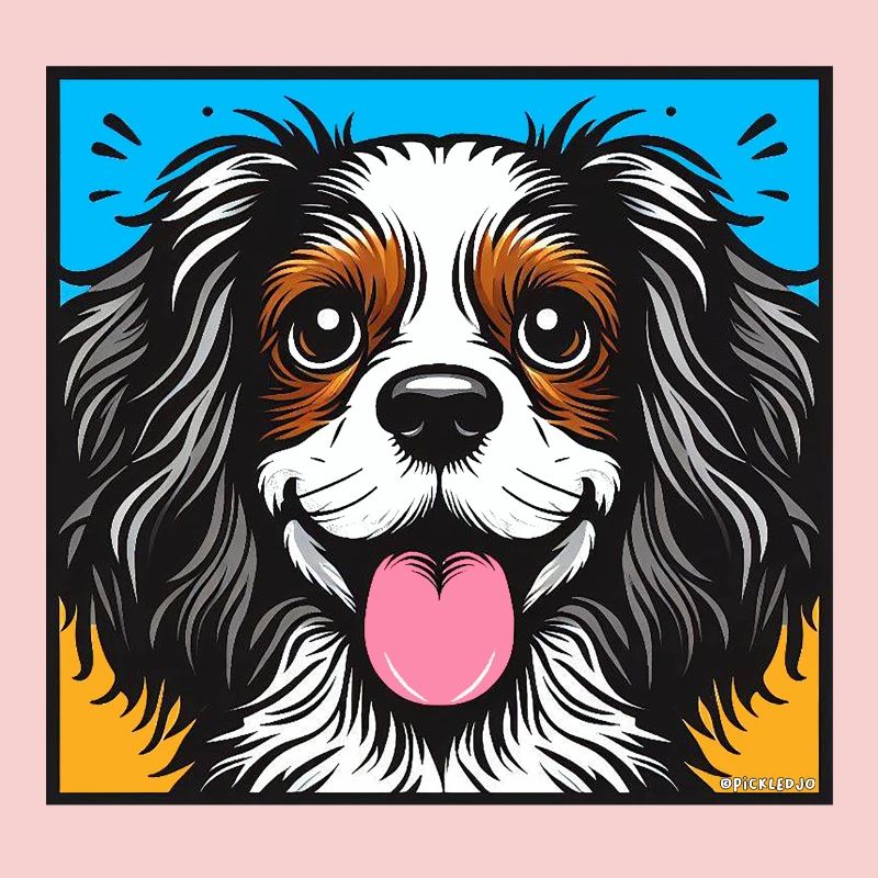 Roi Charles Cavalier Pop art