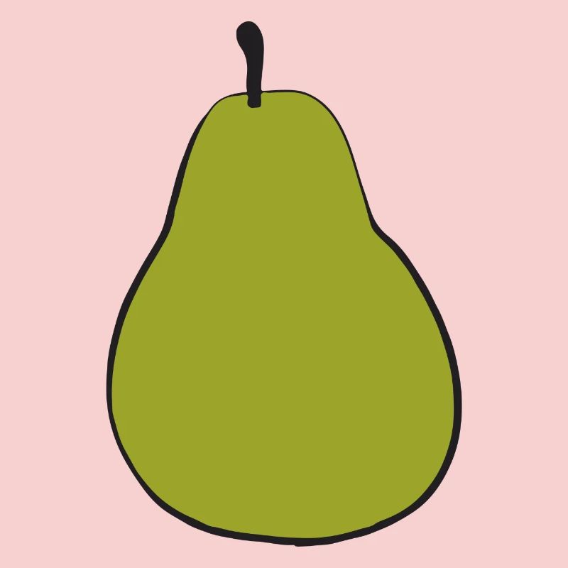 Birne Illustration Geschenkidee