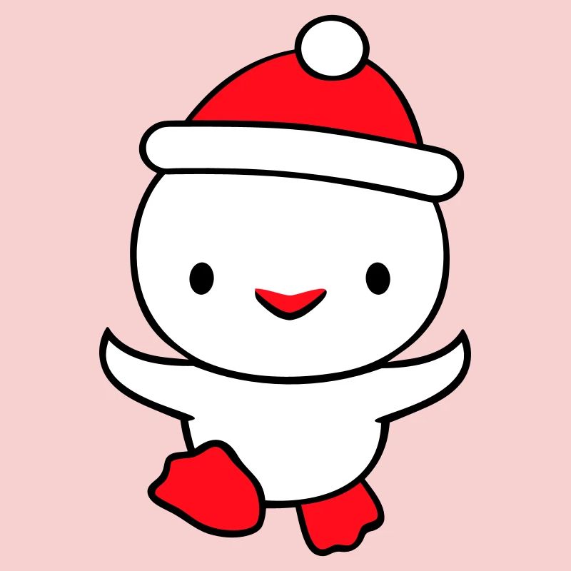 Duck Winter Hat Snow Play Fun Christmas