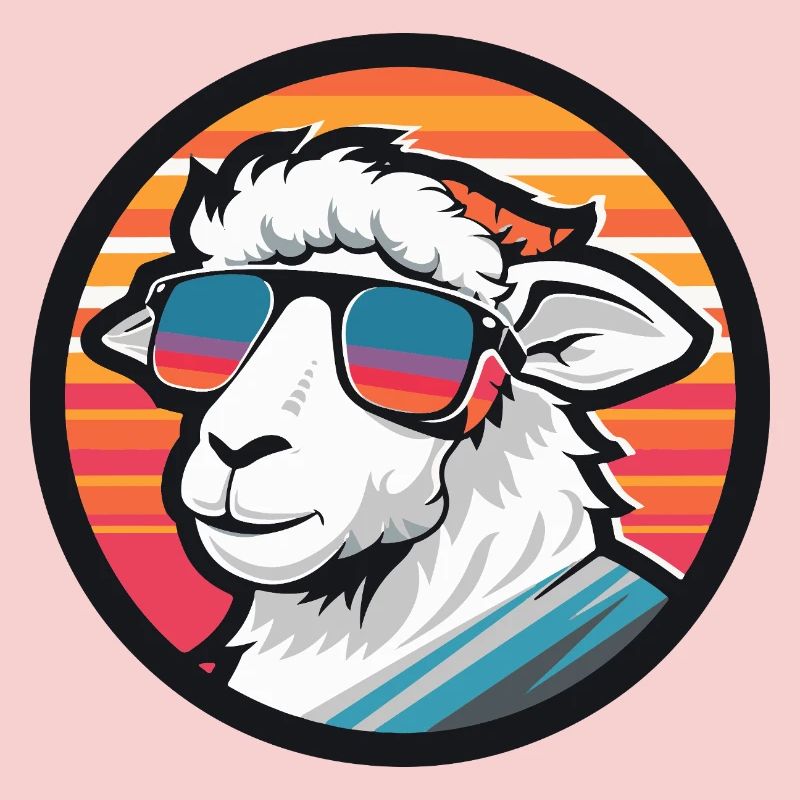 Sheep Comic Cool Summer