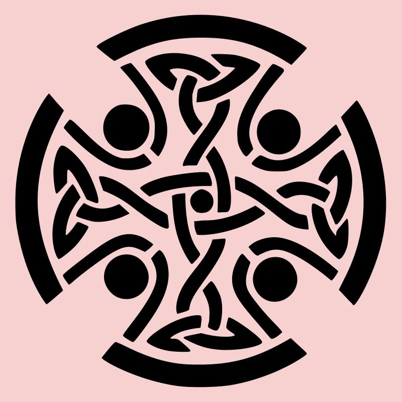 ancient celtic symbol drawing printdesign