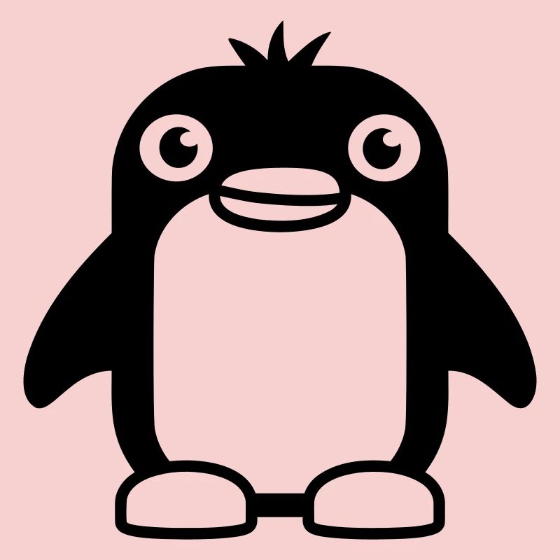 Pingouin a l’air mignon bébé enfant petit mignon doux
