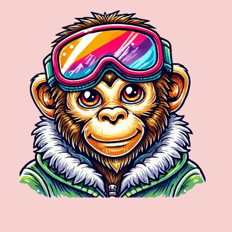 Monkey Ski Goggles