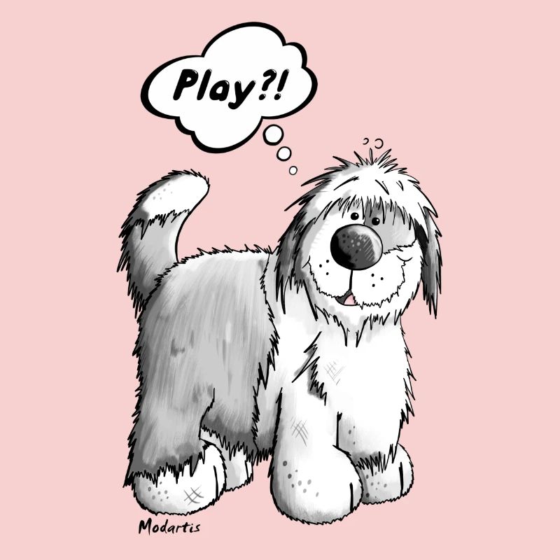 Bobtail denkt sich Play