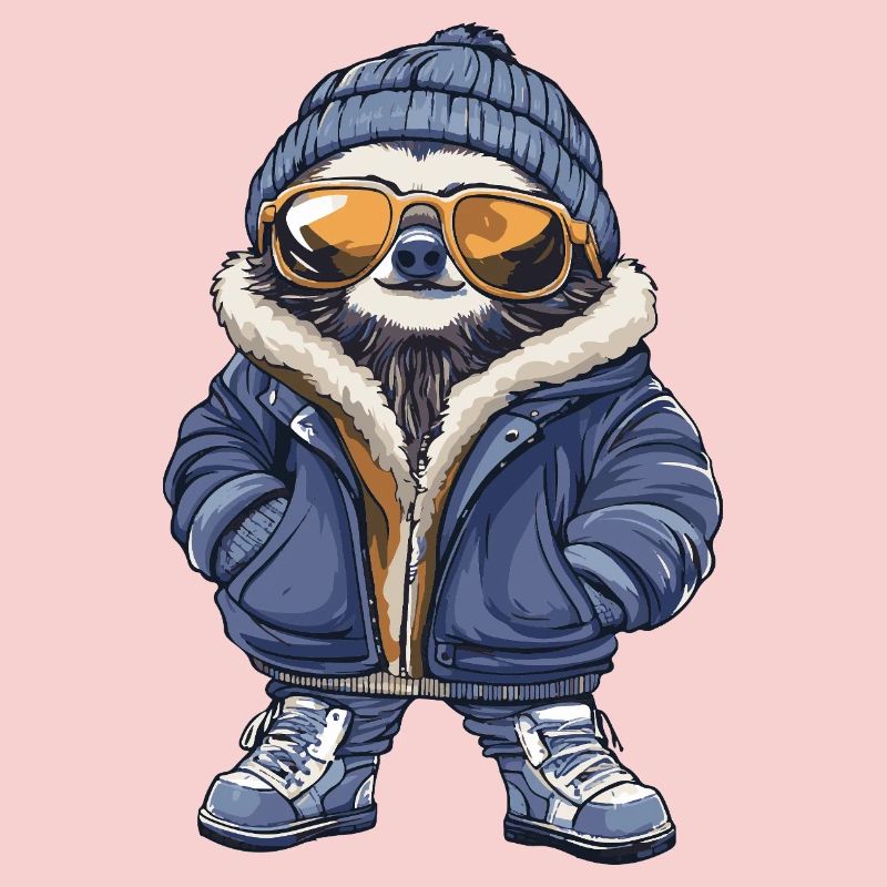 Sloth Cool Comic