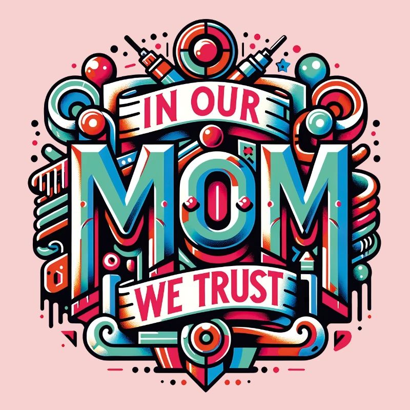 Mama vertrauen wir Mami hat unser Vertrauen