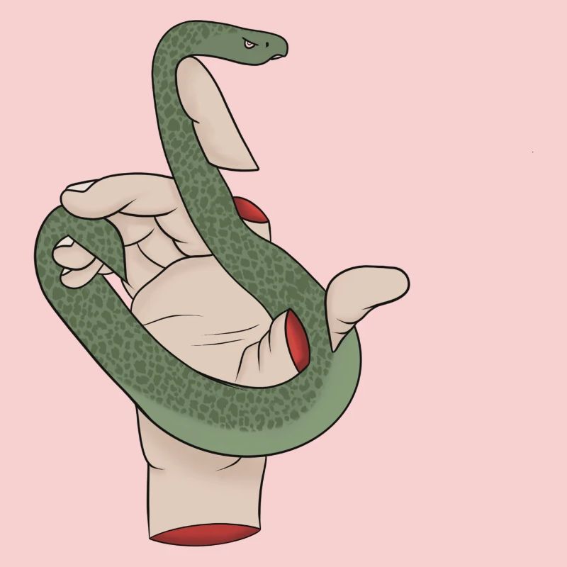 Snake in hand