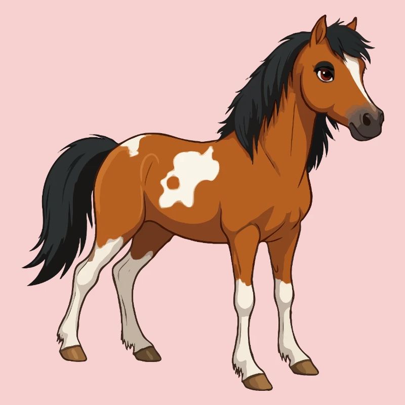 Cheval petit réel