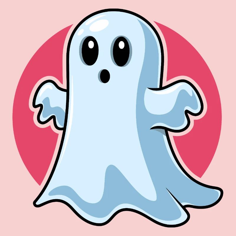 Fantôme mignon effrayant