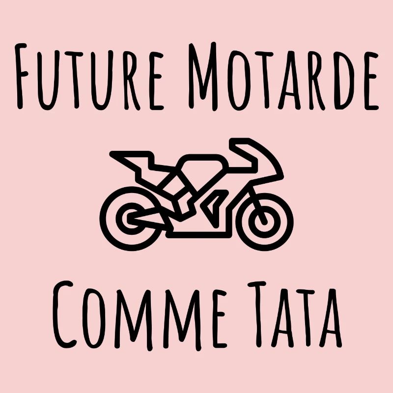 future motarde comme tata cadeau bebe naissance