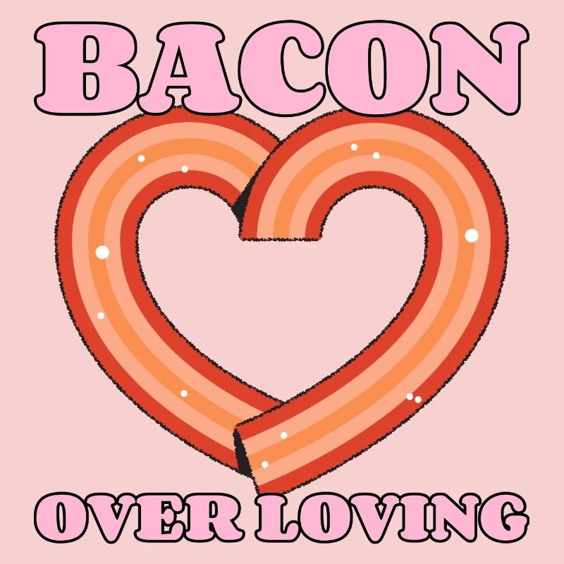 Valentinstag bacon Desgin