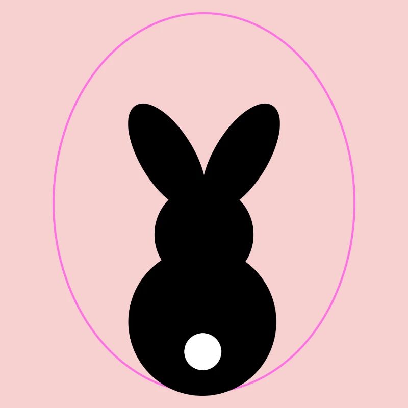 Bunny in Egg Light Shadow