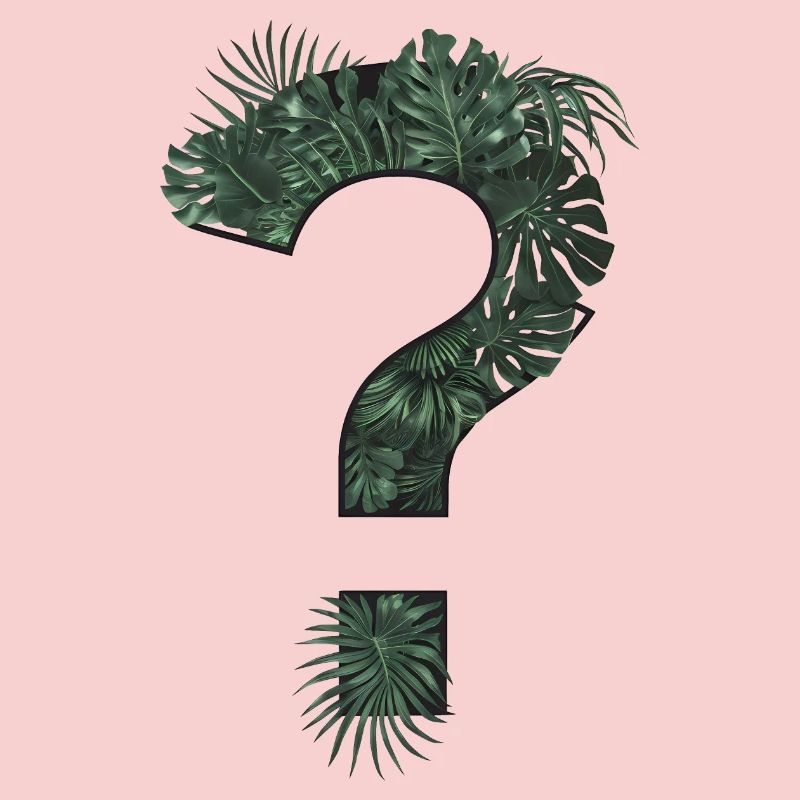 Question mark tropical plants