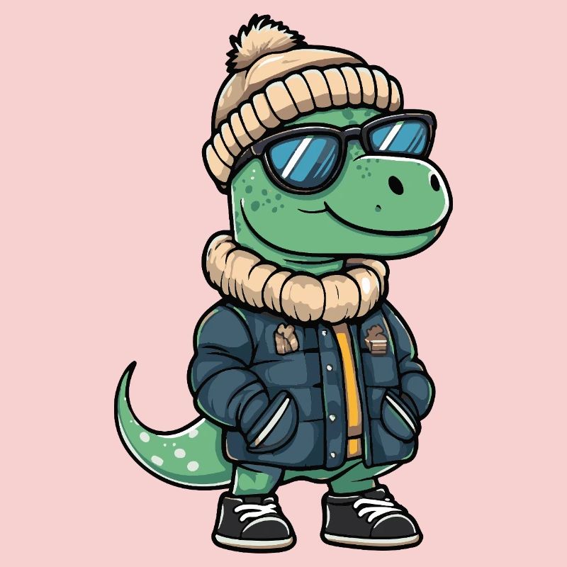 Dinosaurier brontosaurus Cool Comic