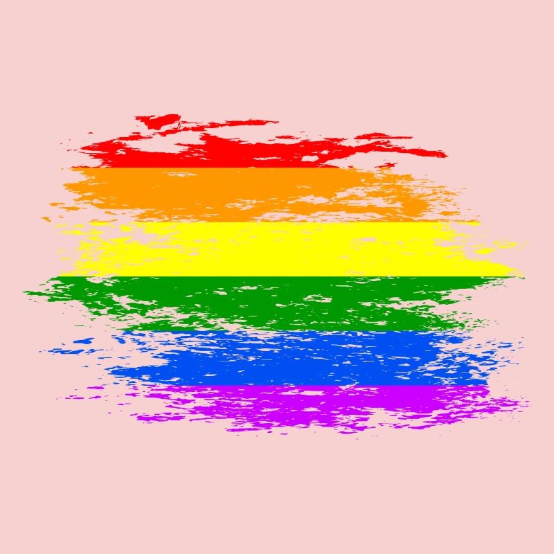 Drapeau arc-en-ciel utilisé
