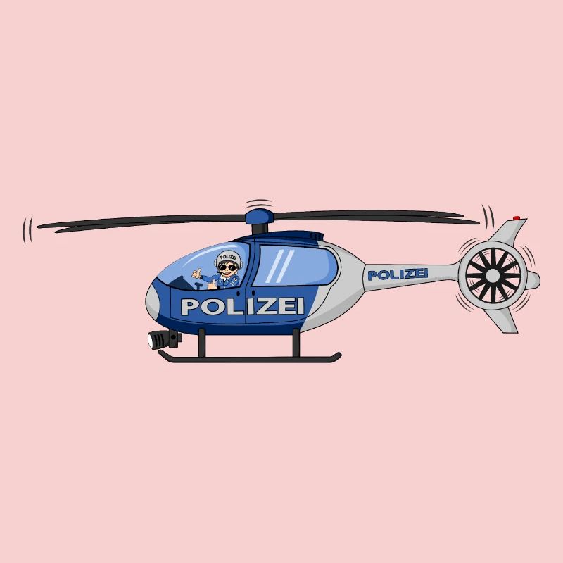 Polizei Hubschrauber Pilot