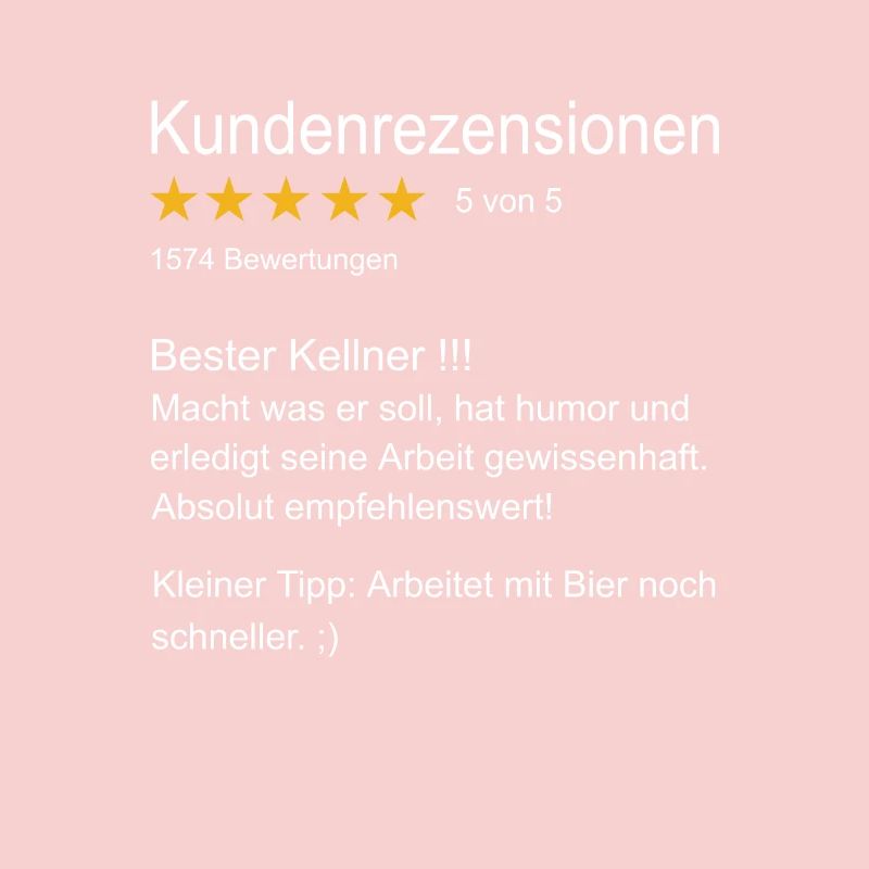 Kellner Bester Kellner Bedienung Oberkellner