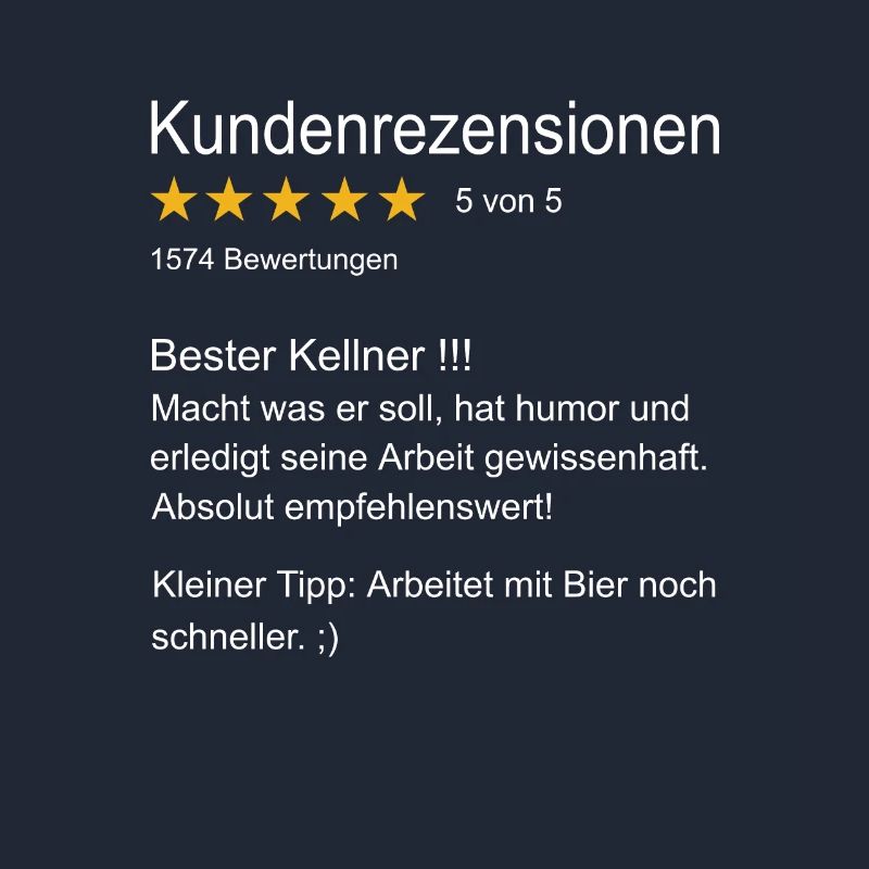 Kellner Bester Kellner Bedienung Oberkellner