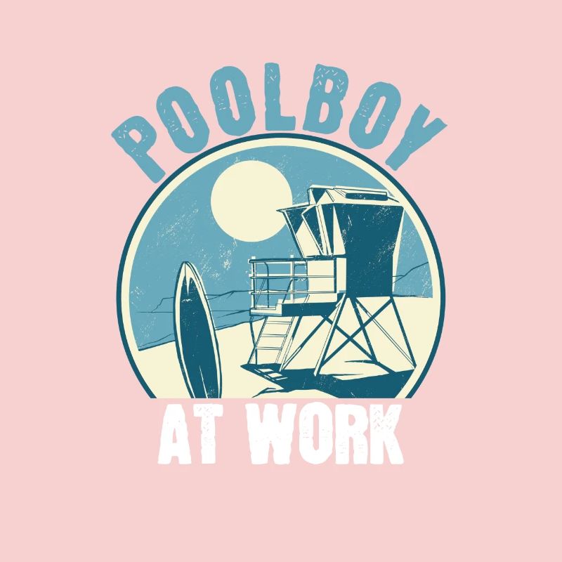 Poolboy At Work Pool Junge Pool Boy