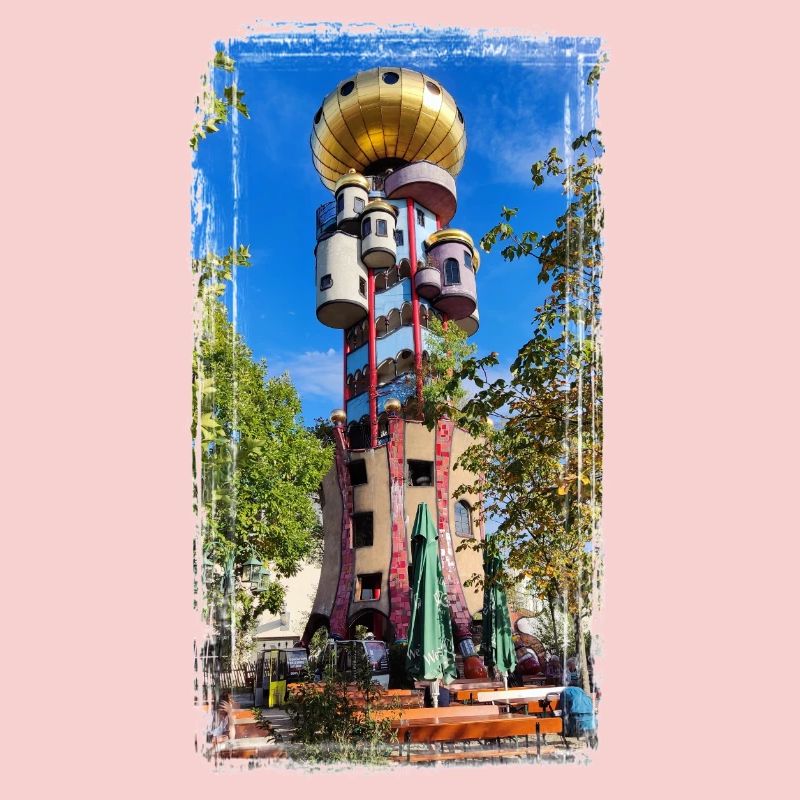 Hundertwasserturm beim Kuchlbauer