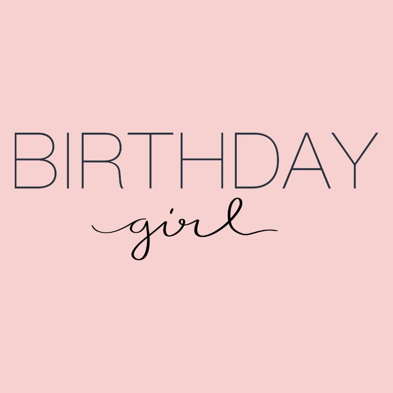 Fille d’anniversaire design élégant
