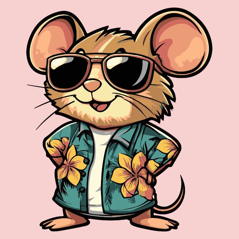 Maus Comic Urlaub