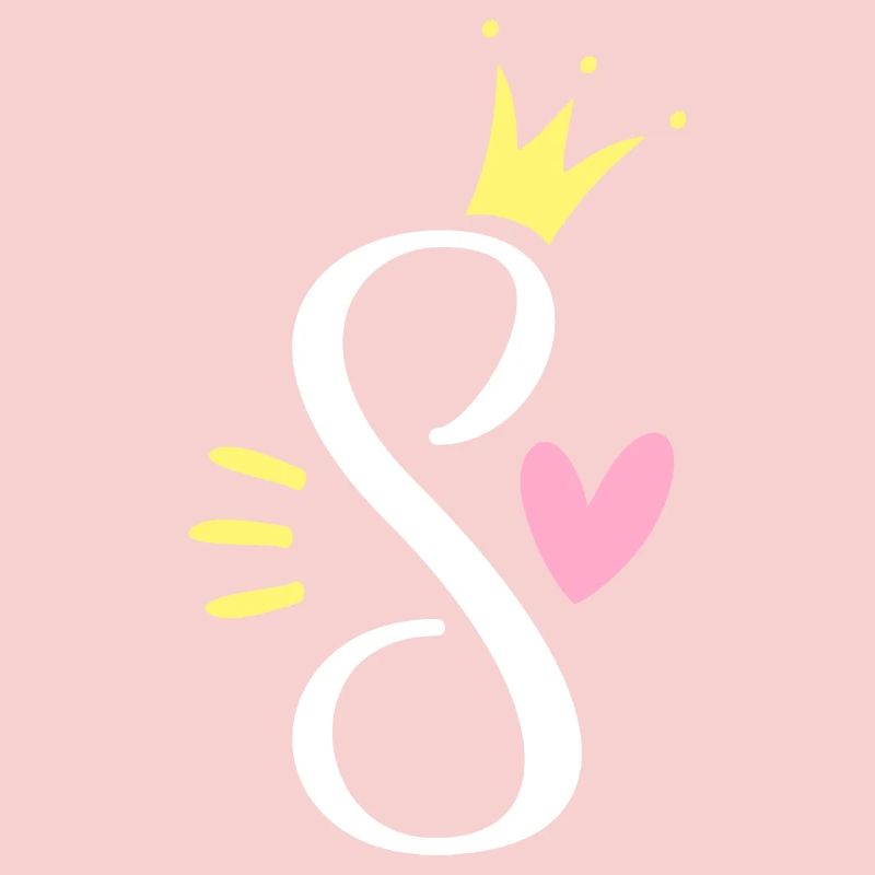 Letter S Initial Letter Crown