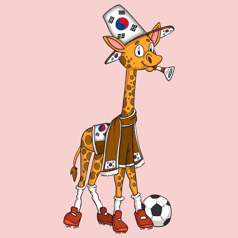 Giraffe Fan Corée du Sud