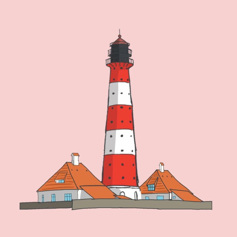 Leuchtturm Westerheversand